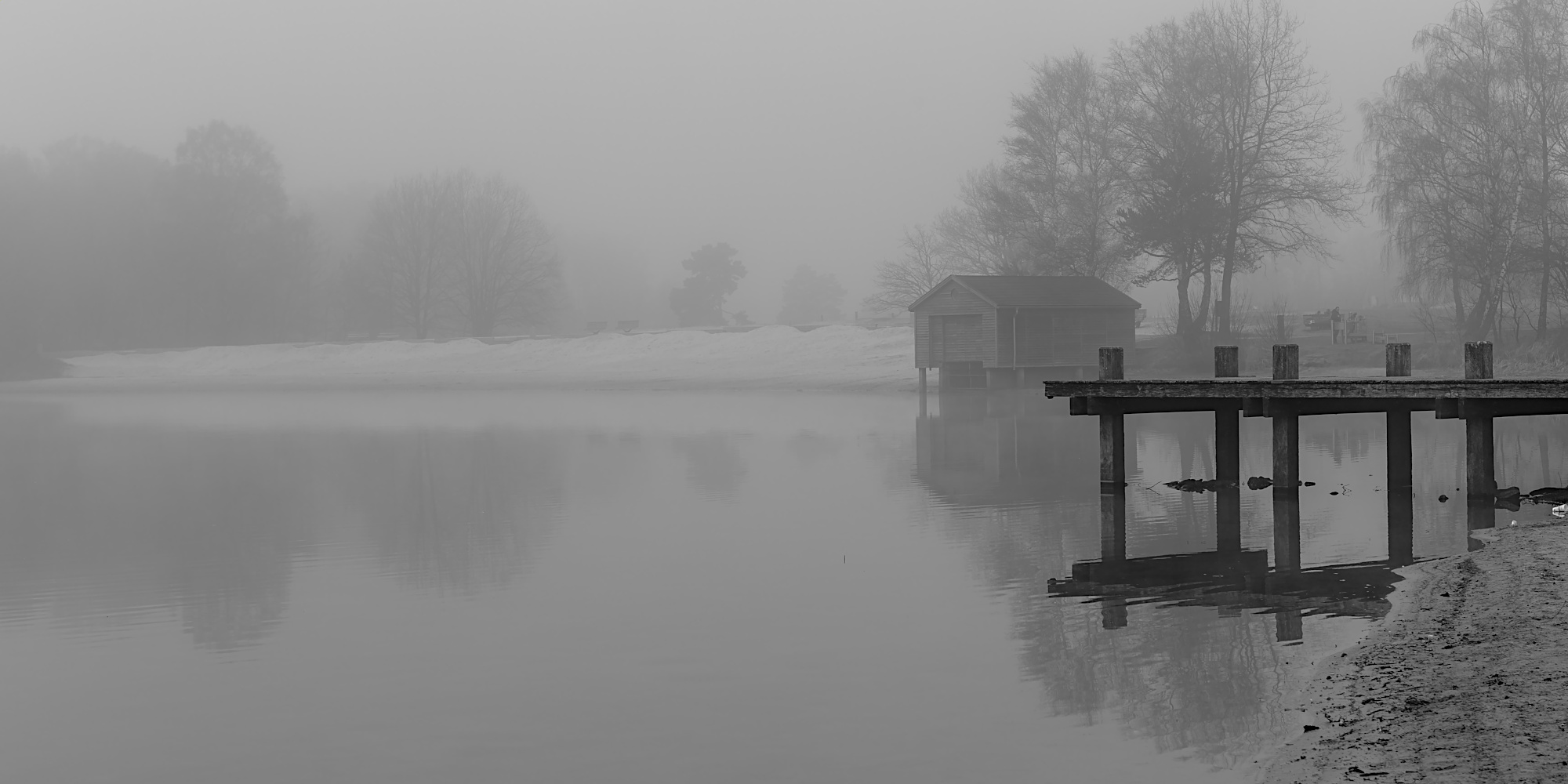 Thülsfelder Talsperre bei Nebel